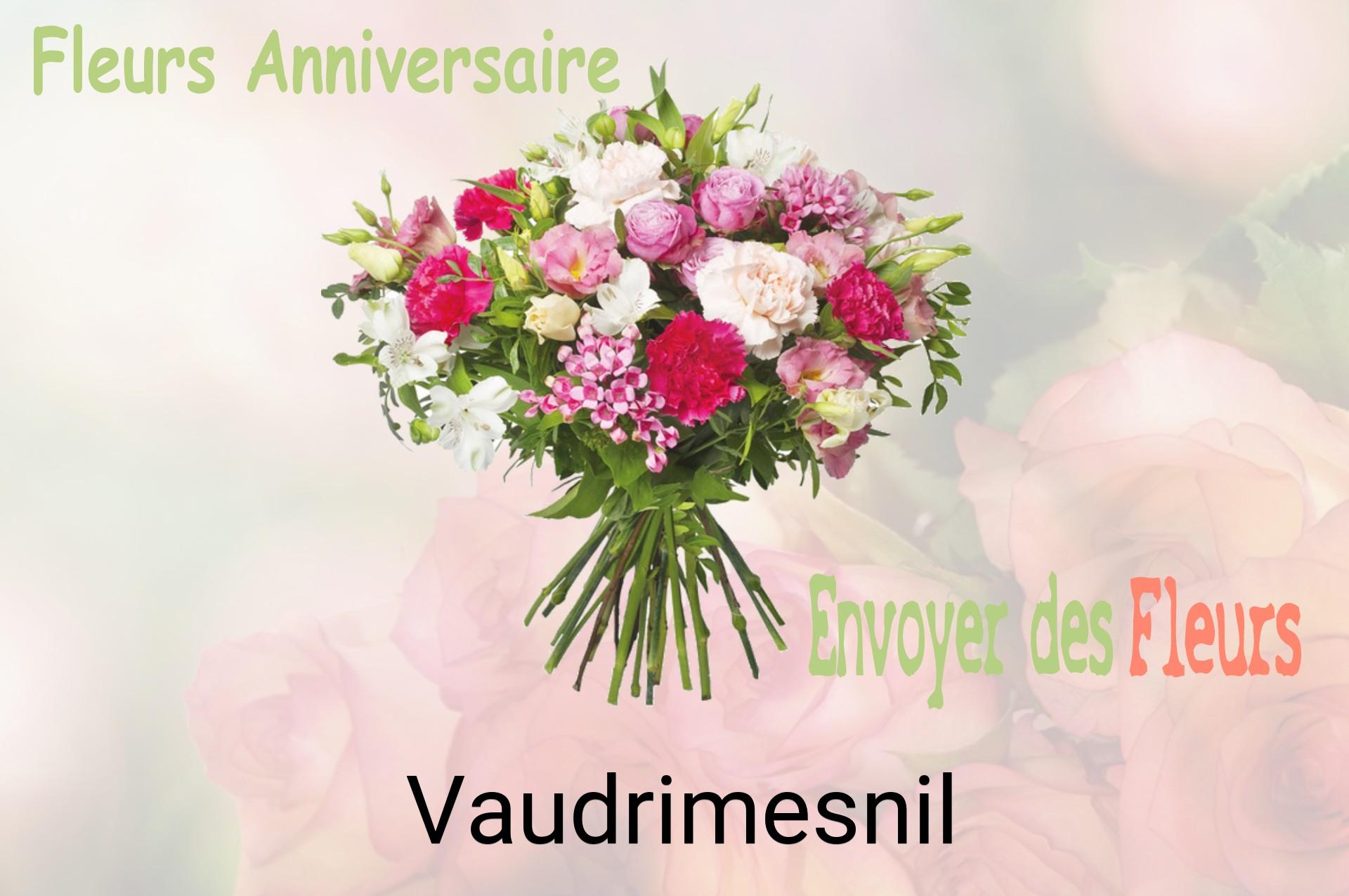 Bouquet de fleurs d’anniversaire livré à Vaudrimesnil
