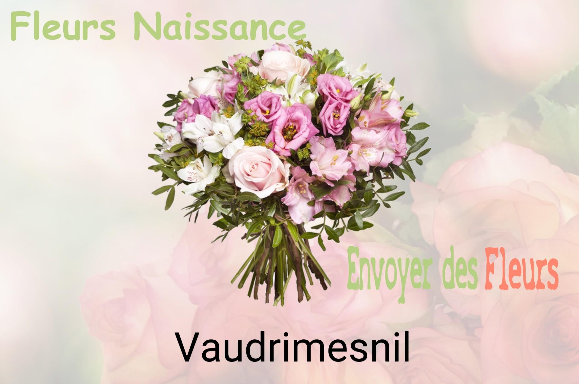 Bouquet de fleurs de naissance livré à Vaudrimesnil
